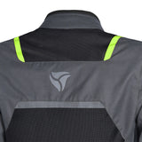 R-TECH SPIRAL MESH Motorcycle Jacket Dark Grey Black Green