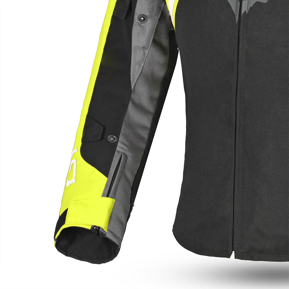 BELA Elanur Lady Textile Motorcycle Touring Jacket Black Grey Yellow images