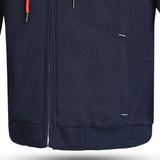 R-TECH Suspension Hoodie - Blue Red - closeup view