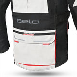 Bela Transformer Motorcycle Touring Water-Resistant Jacket White Black Red
