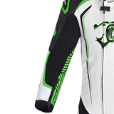 BELA North Star 1 PC Motorcycle Suit White Black Green