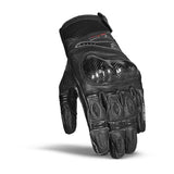 BELA Rocket Short Leather Gloves Black Grey