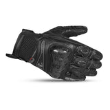 BELA Rocket Short Leather Gloves Black Grey