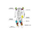 BELA - ARAGONE HELITE AIR-PRO 1 PC SUIT BLACK/RED/YELLOW - SECURTEX MOTOR SL (t/a MaximoMoto)