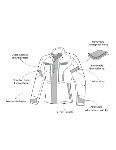 BELA-Chaqueta Hurricane Lady WP Negro - SECURTEX MOTOR S.L (t/a MaximoMoto)