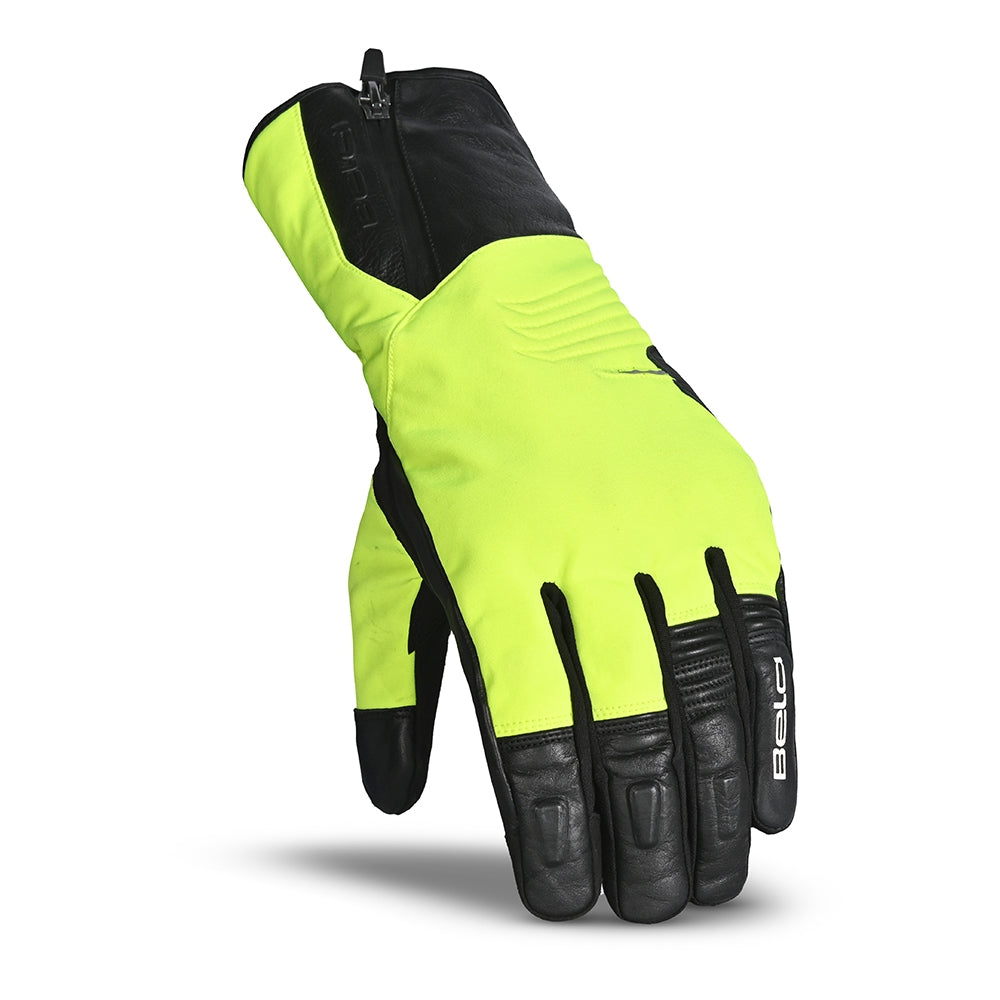 BELA - Explorer Winter WP Textile Gloves Black/Fluor Yellow - SECURTEX MOTOR SL (t/a MaximoMoto)