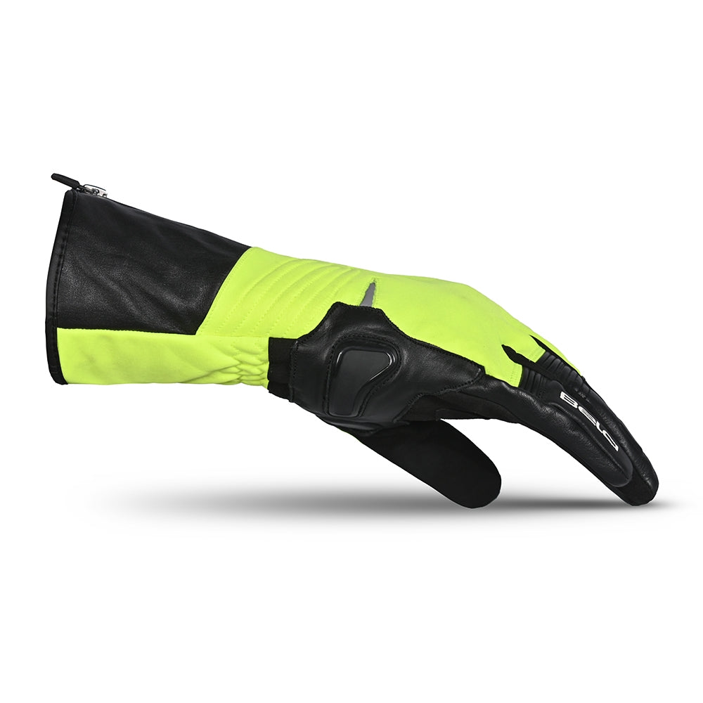 BELA - Explorer Winter WP Textile Gloves Black/Fluor Yellow - SECURTEX MOTOR SL (t/a MaximoMoto)