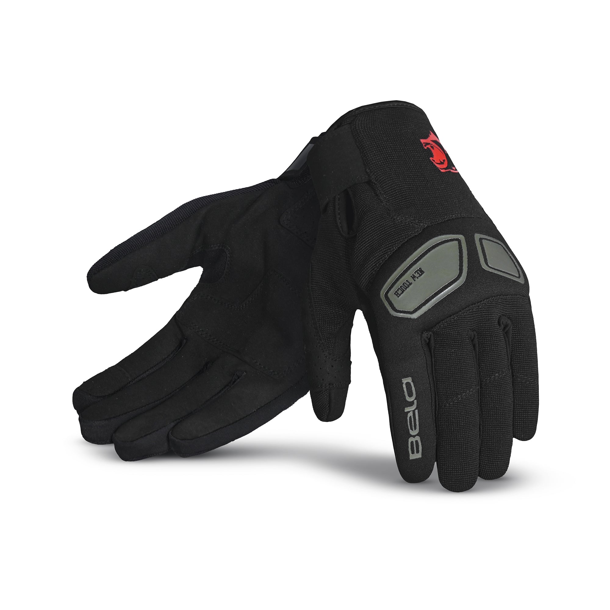 BELA - LMBU 2 Lady Textile Glove Black/Red - SECURTEX MOTOR SL (t/a MaximoMoto)