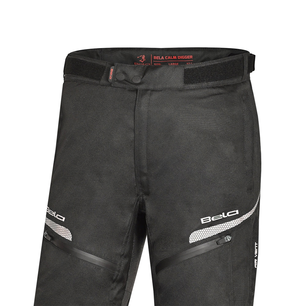 BELA - Calm Digger Man 32L Trousers Black/Red - SECURTEX MOTOR SL (t/a MaximoMoto)