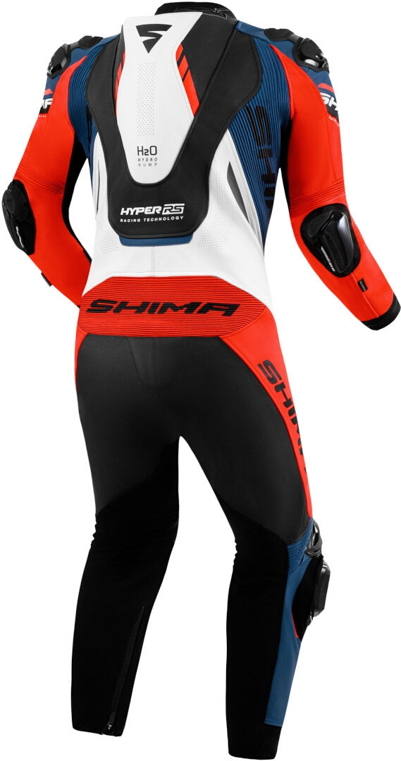 SHIMA MONO HYPER RS 1PC BLACK/WHITE/RED/BLUE - SECURTEX MOTOR SL (t/a MaximoMoto)