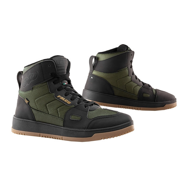 FALCO BOOTS NAKED HARLEM ARMY-GREEN - SECURTEX MOTOR SL (t/a MaximoMoto)