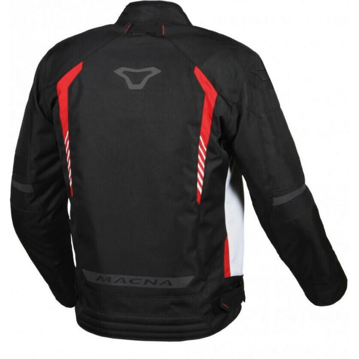 Macna Grisco Textile Jacket Man Black/white/red - SECURTEX MOTOR SL (t/a MaximoMoto)
