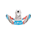 LS2 OF606 PEAK Devor Motorcycle Accesseries M.white Blue