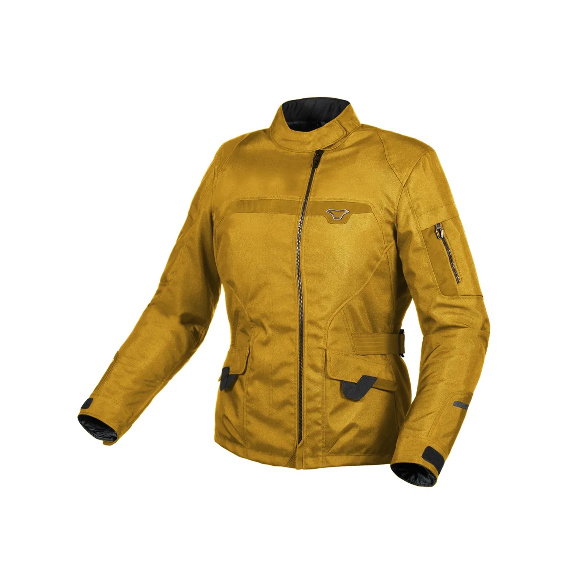 Macna Evora Waterproof Women's Textile Jacket Ochre yellow - SECURTEX MOTOR SL (t/a MaximoMoto)