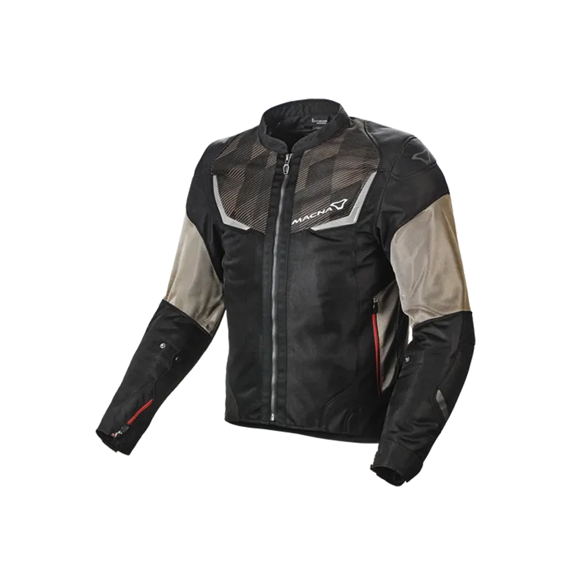 Macna Orcano Textile jacket Man Black/brown/red - SECURTEX MOTOR SL (t/a MaximoMoto)