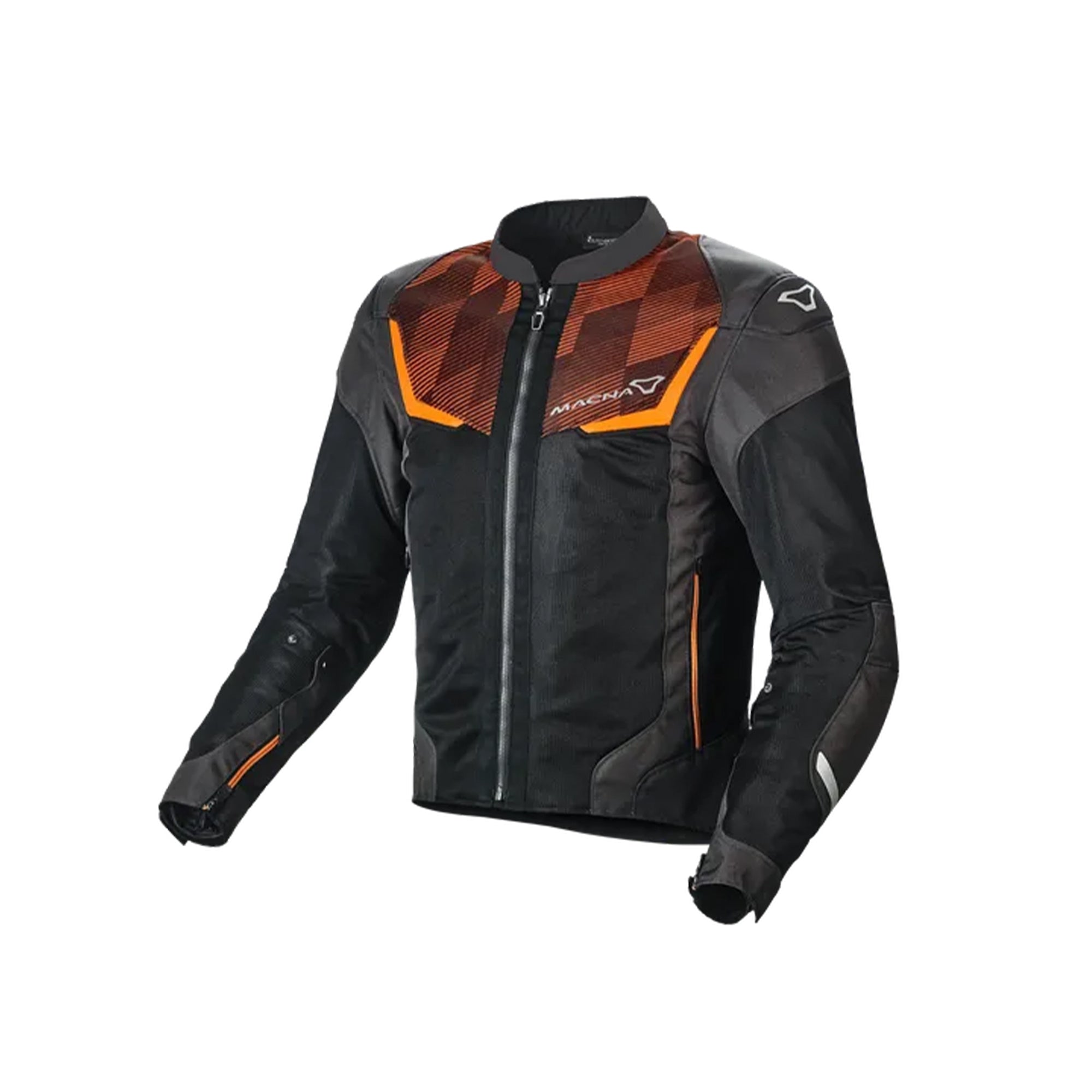 Macna Orcano Textile Jacket Man Black/grey/orange - SECURTEX MOTOR SL (t/a MaximoMoto)