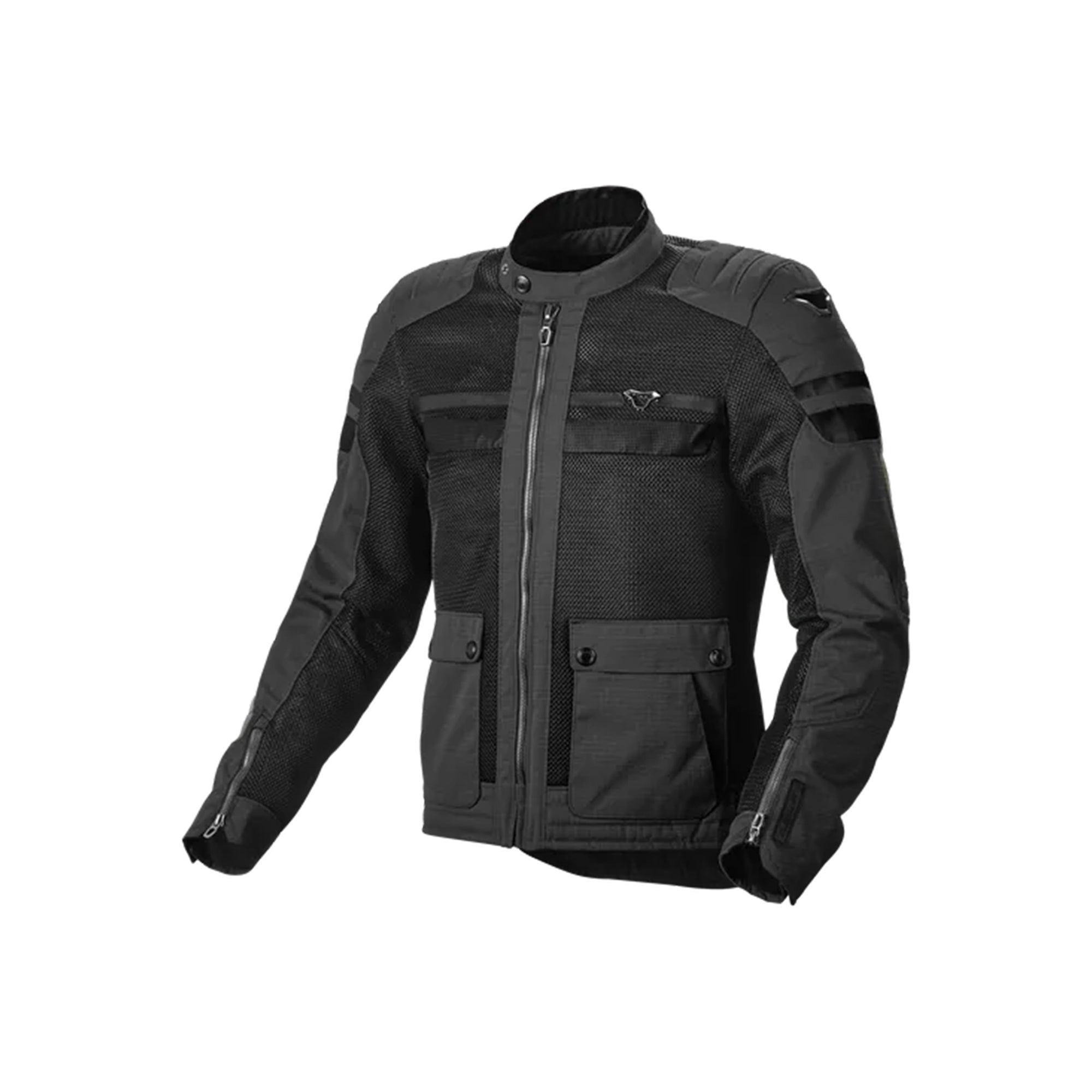Macna Fluent NightEye Textile Jacket Man Black - SECURTEX MOTOR SL (t/a MaximoMoto)