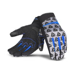 R-TECH - Leopard Textile Glove Black/Blue - SECURTEX MOTOR SL (t/a MaximoMoto)