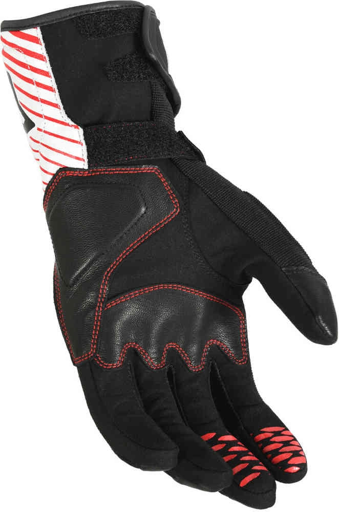 Macna Tempo Perforated Gloves Black/white/red - SECURTEX MOTOR SL (t/a MaximoMoto)