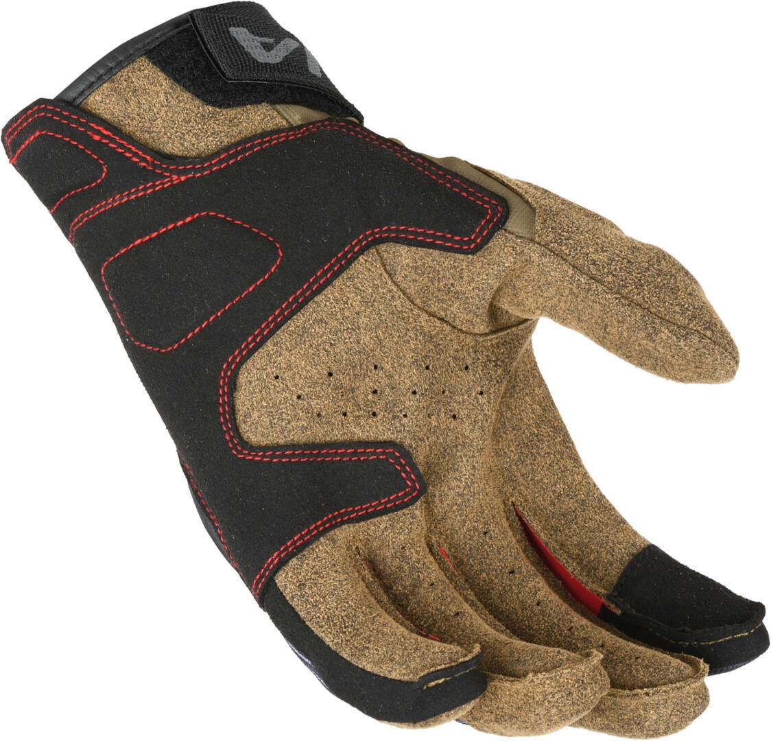 Macna Zairona Women's Gloves Taupe/black/red - SECURTEX MOTOR SL (t/a MaximoMoto)