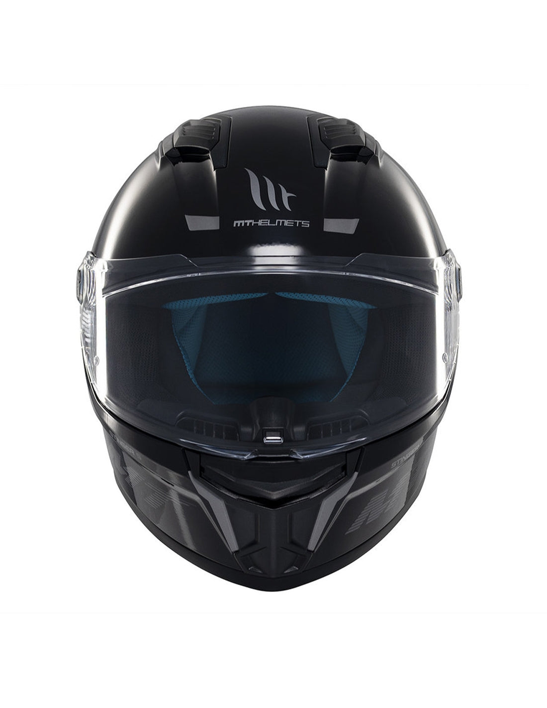 MT Targo S Solid A11 Glossy Black Full Face Street Motorcycle Helmet