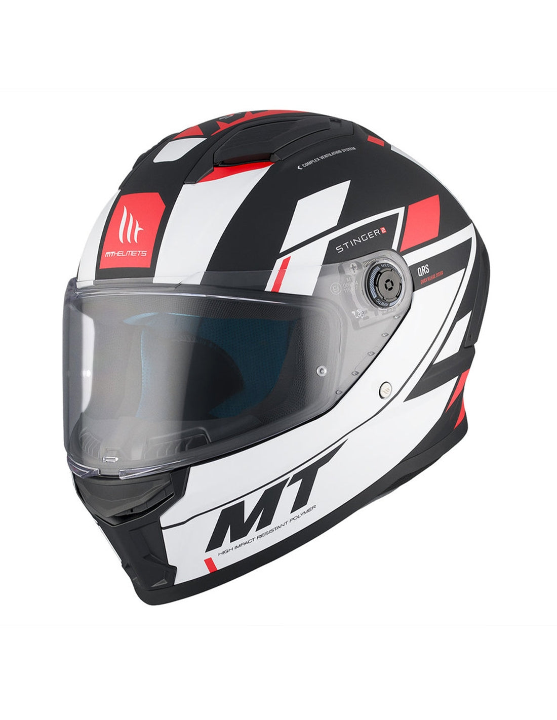 MT STINGER 2 ZIVZE B5 MATEMOTORCYCLE FULL FACE HELMET