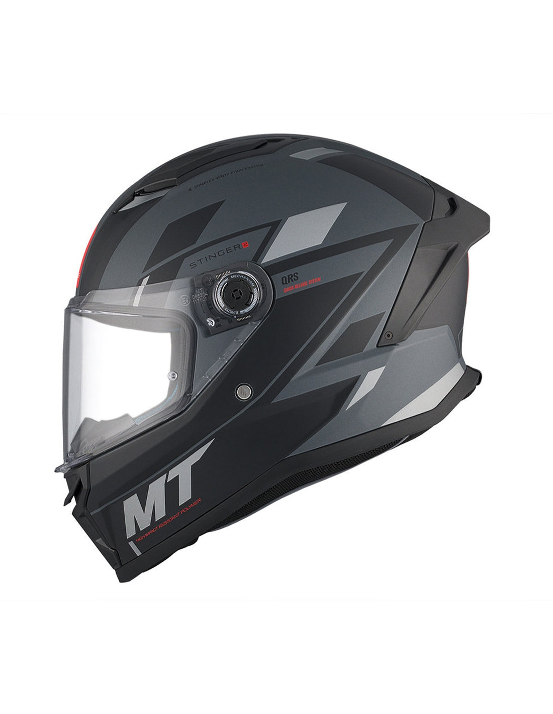 MT Stinger 2 Zivze C2 Full Face Motorcycle Helmet Matte