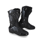 SHUA - SUPER TECH LEATHER BOOTS BLACK/GREY - SECURTEX MOTOR SL (t/a MaximoMoto)