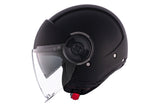 MT VIALE SV S SOLID A1 Urban Motorcycle Helmet Matt Black - SECURTEX MOTOR SL (t/a MaximoMoto)