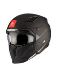 MT Streetfighter S SV Solid A1 Open Face Modular Motorcycle Helmet