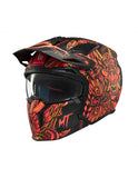 MT Streetfighter S SV Hellish B5 Matte Modular Motorcycle Helmet