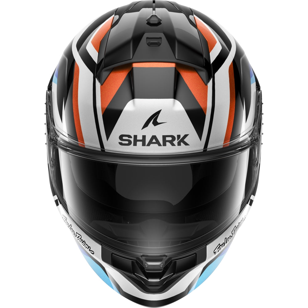 SHARK HE1111EKWB RIDILL 2 APEX HELMETS BLACK WHITE BLUE