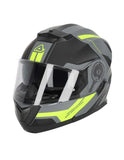 ACERBIS SEREL 22.06 Modular Helmet Black Fluorescent Yellow
