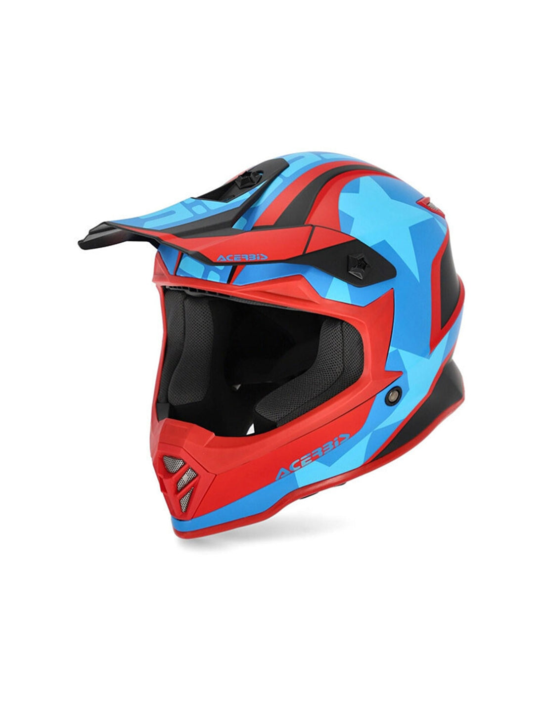 ACERBIS - IMPACT STEEL JUNIOR HELMET ROSSO/BLU - SECURTEX MOTOR SL (t/a MaximoMoto)