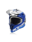 ACERBIS - IMPACT STEEL JUNIOR BLU/BIANCO HELMET - SECURTEX MOTOR SL (t/a MaximoMoto)