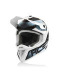 ACERBIS - LINEAR HELMET BIANCO/AZZURRO - SECURTEX MOTOR SL (t/a MaximoMoto)