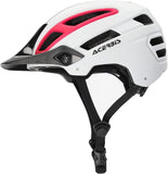 ACERBIS - DOUBLEP HELMET WHITE/VIOLA - SECURTEX MOTOR SL (t/a MaximoMoto)