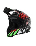 ACERBIS - STEEL CARBON HELMET 2206 GREEN/ROSSO - SECURTEX MOTOR SL (t/a MaximoMoto)