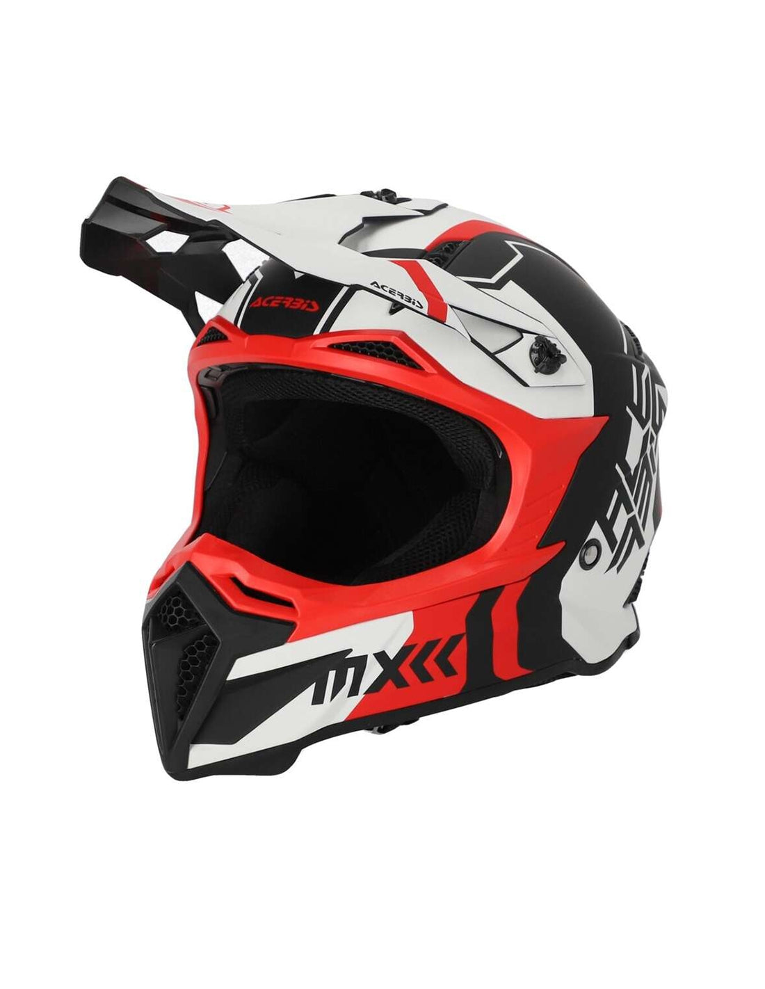 ACERBIS - HELMET PROFILE 5 BIANCO/ROSSO - SECURTEX MOTOR SL (t/a MaximoMoto)