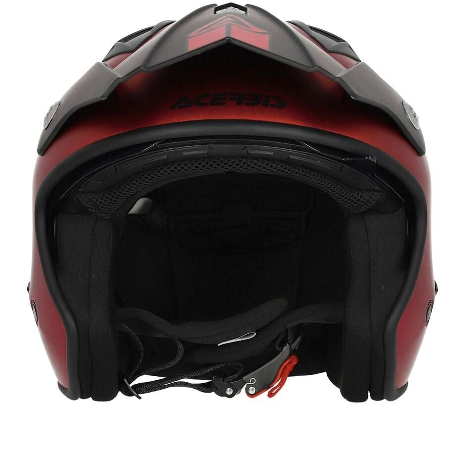 ACERBIS - ARIA METALLIC ROSSO JET HELMET - SECURTEX MOTOR SL (t/a MaximoMoto)