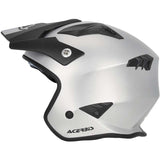 ACERBIS - ARIA METALLIC SILVER JET HELMET - SECURTEX MOTOR SL (t/a MaximoMoto)