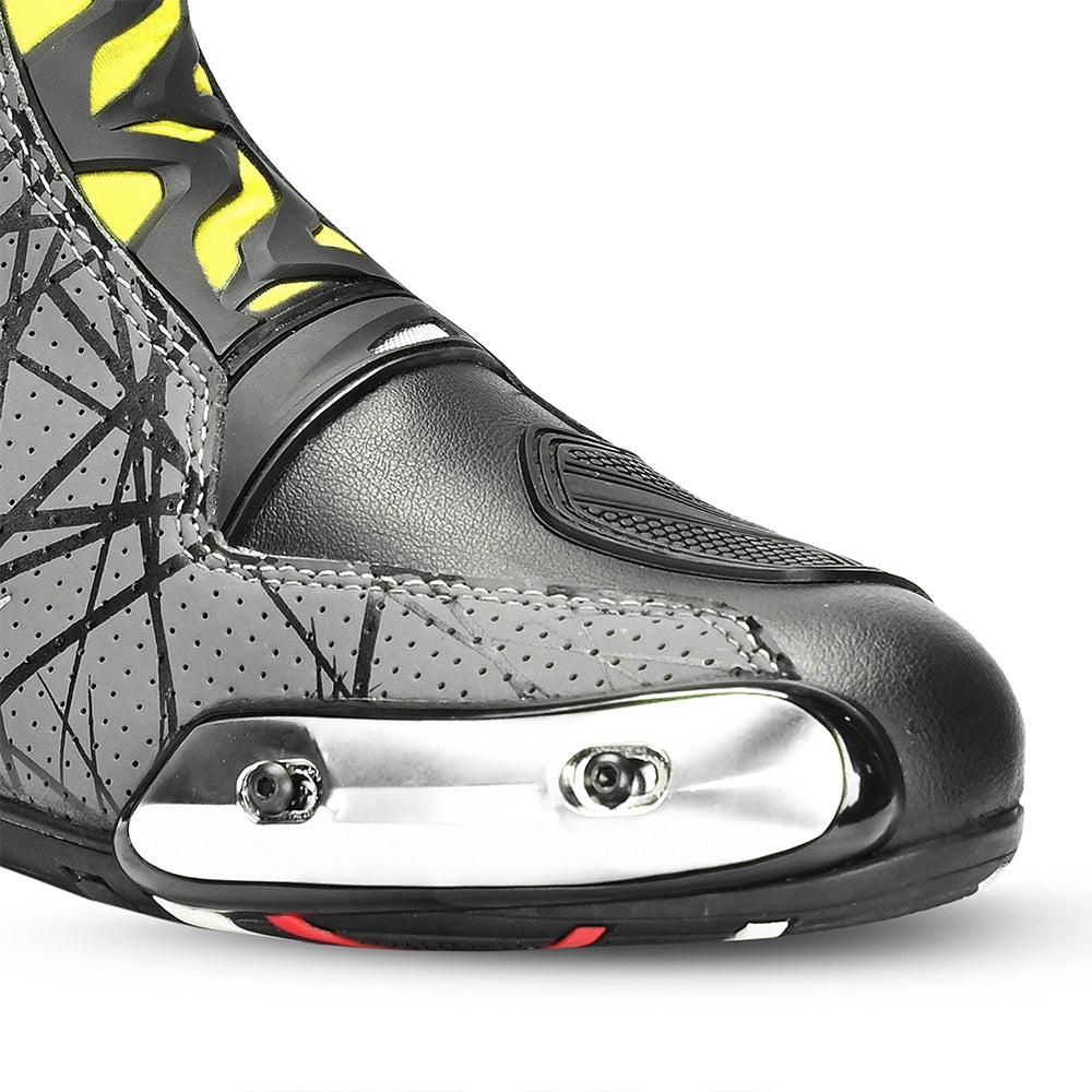 BELA - AIR RIDER GP-1 RACING BOOT Black/Yellow Flu - SECURTEX MOTOR SL (t/a MaximoMoto)