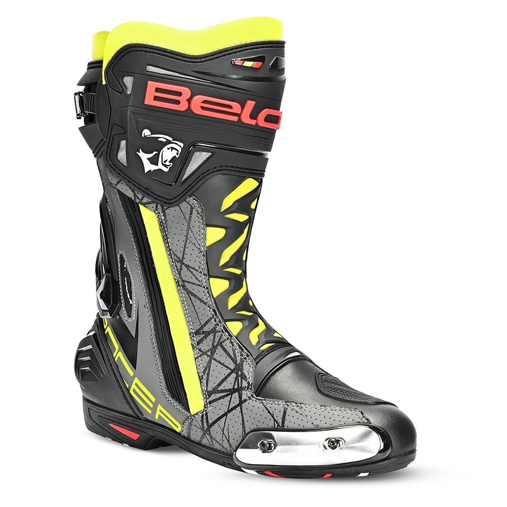 BELA - AIR RIDER GP-1 RACING BOOT Black/Yellow Flu - SECURTEX MOTOR SL (t/a MaximoMoto)