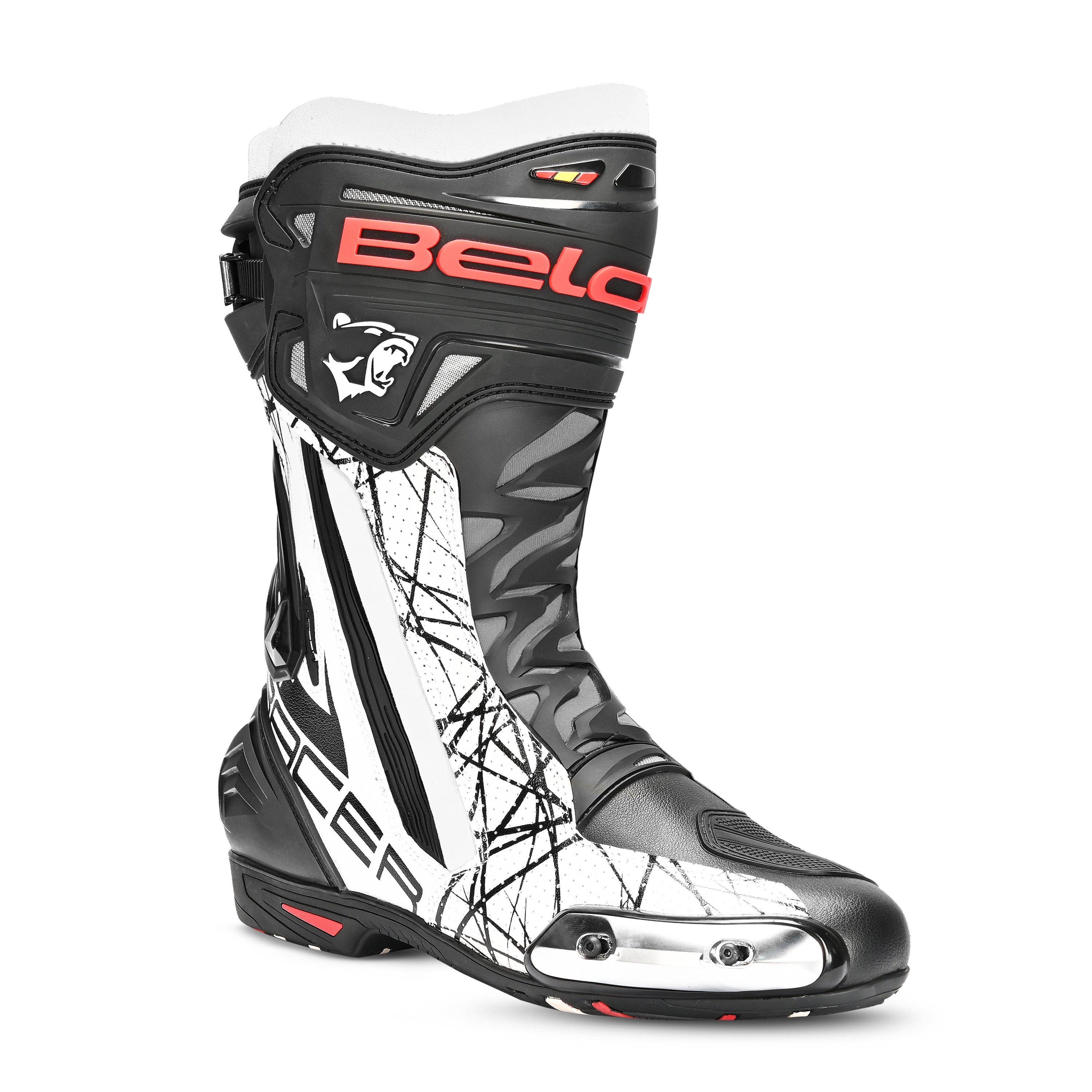 BELA Botas Air Rider GP-1 Racing Boot Negro/Blanco - SECURTEX MOTOR S.L (t/a MaximoMoto)