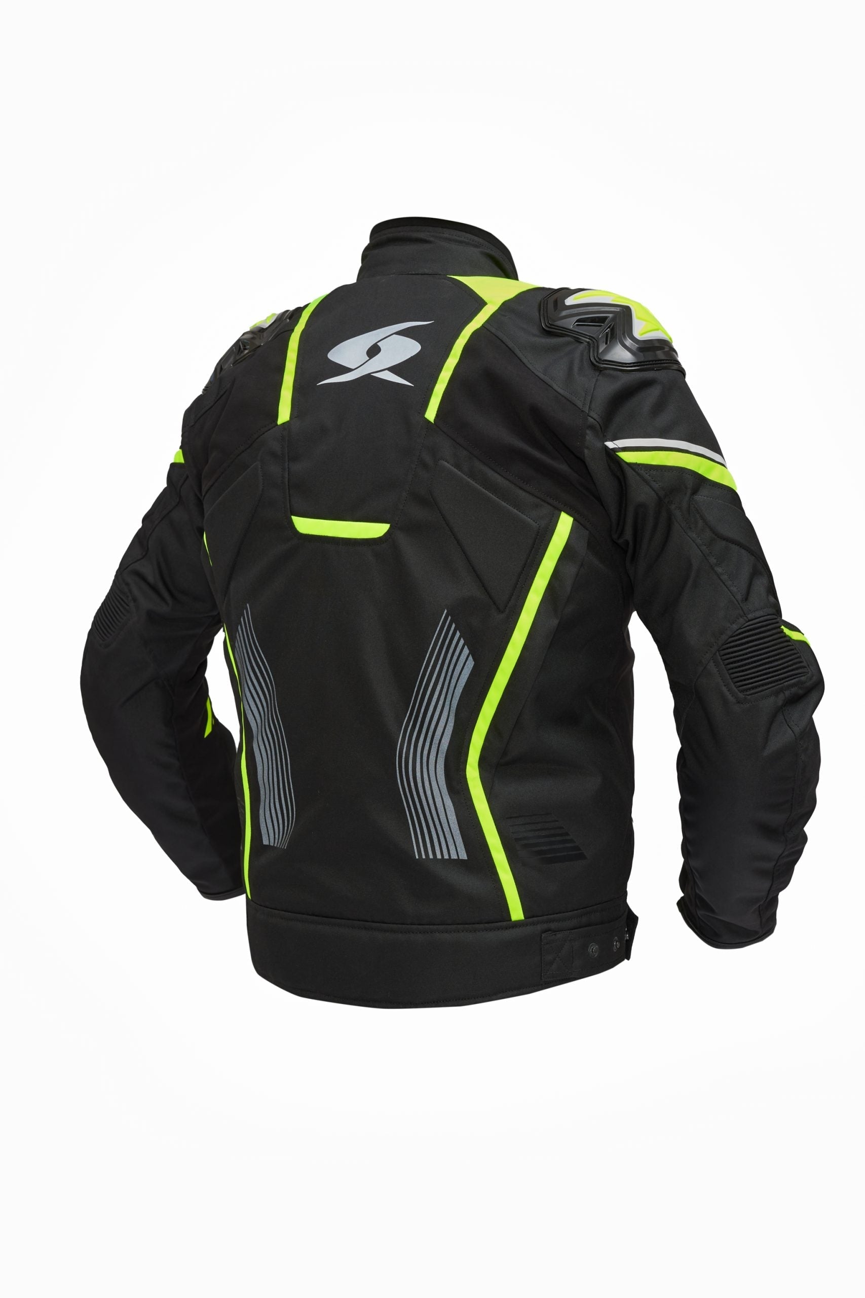 SPYKE Aragon Gt Dry Techno Man Jacket Black/Fluo Yellow - SECURTEX MOTOR SL (t/a MaximoMoto)