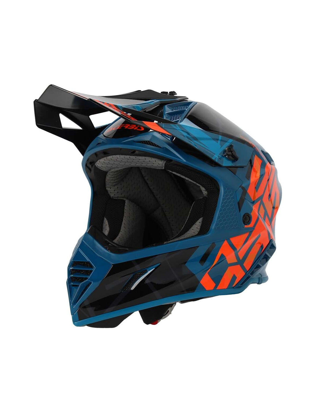 ACERBIS - X-TRACK HELMET 2206 BLACK/GREEN - SECURTEX MOTOR SL (t/a MaximoMoto)