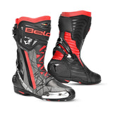 BELA AIR RIDER GP-1 MOTORCYCLE RACING BOOT BLACK GREY RED