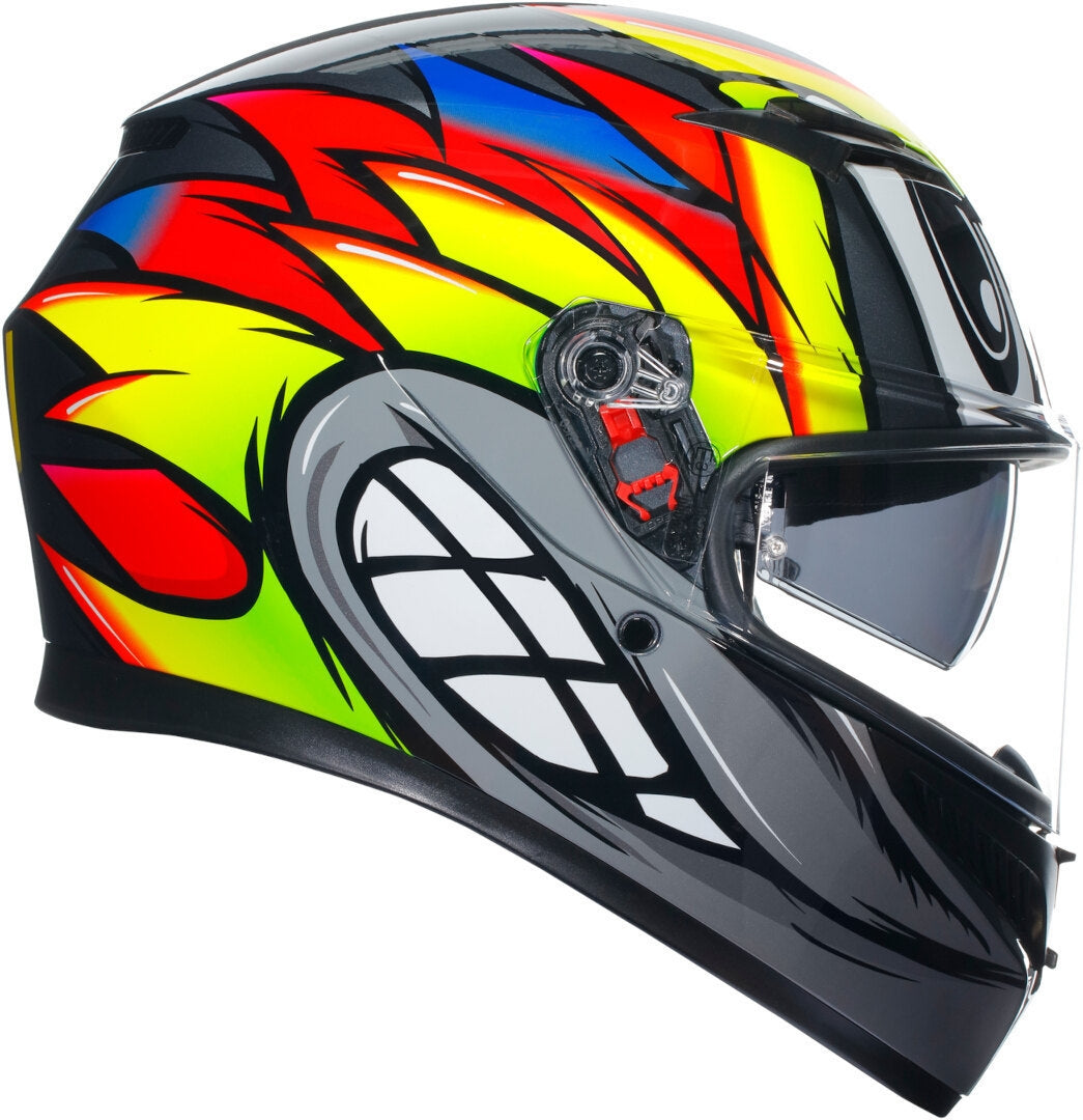 AGV CASCO K3 BIRDY 2.0 GRIS/AMARILLO/ROJO - SECURTEX MOTOR S.L (t/a MaximoMoto)