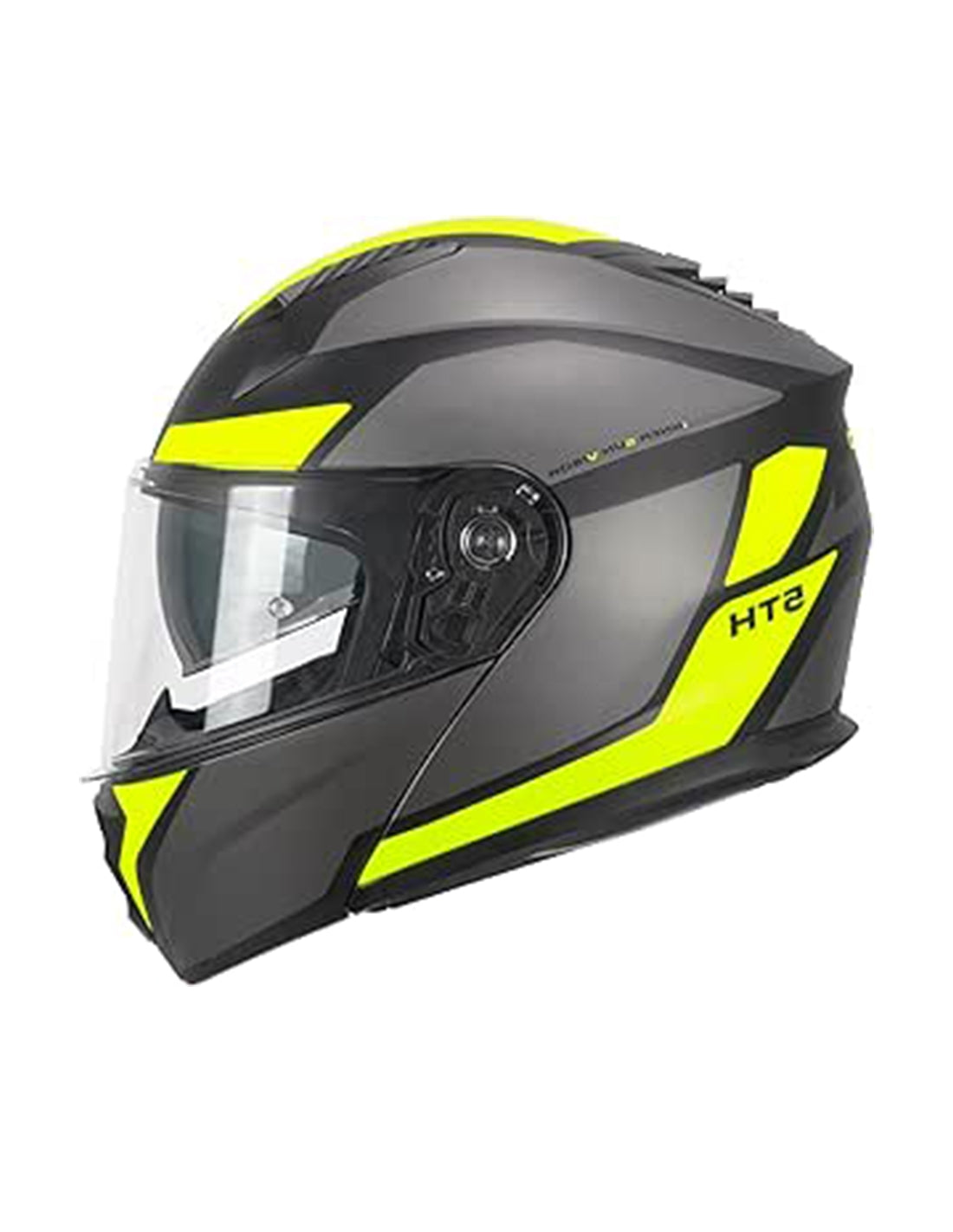 SKA-P 5THG FALCON SPORT CASCO MODULAR NERO GIALLO FLUO OPACO