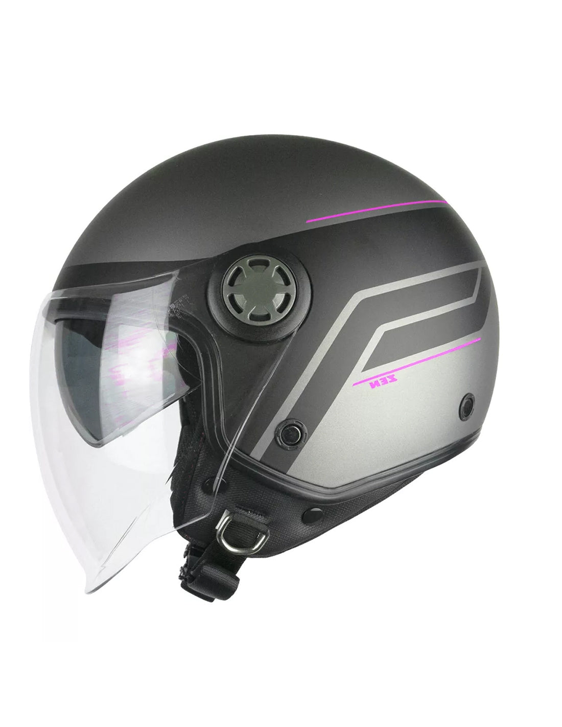 1SHG ZEN CITY Antracite Pink fluo satin - SECURTEX MOTOR SL (t/a MaximoMoto)